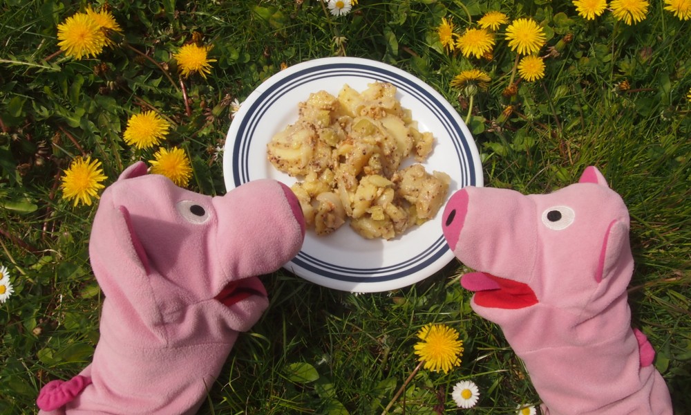 ... und zur Stärkung gibt's Kartoffelsalat!!!