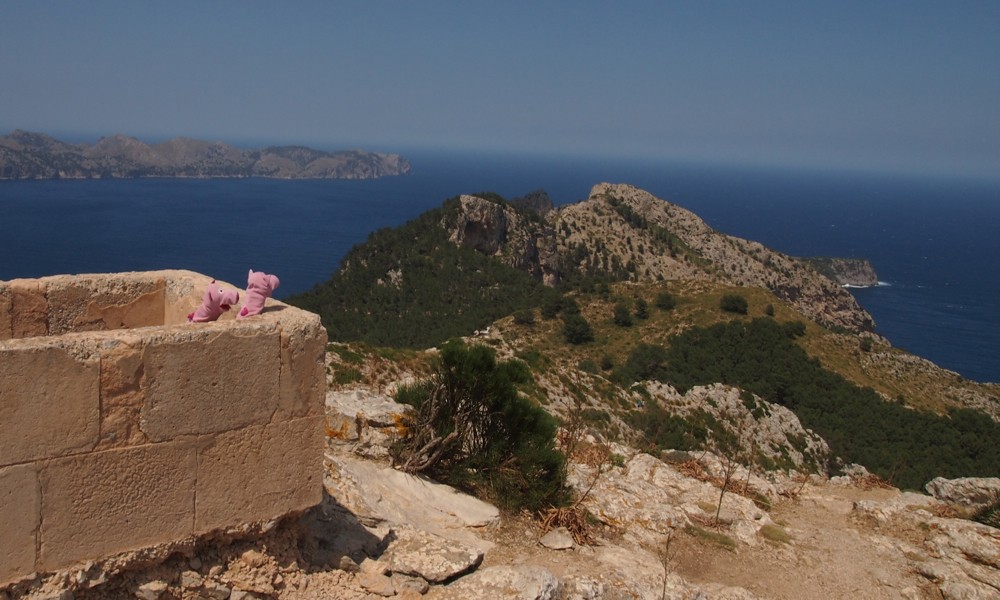 Nächste Wanderung: auf der Halbinsel Alcudia mit Aussicht auf das Cap Formentor...
