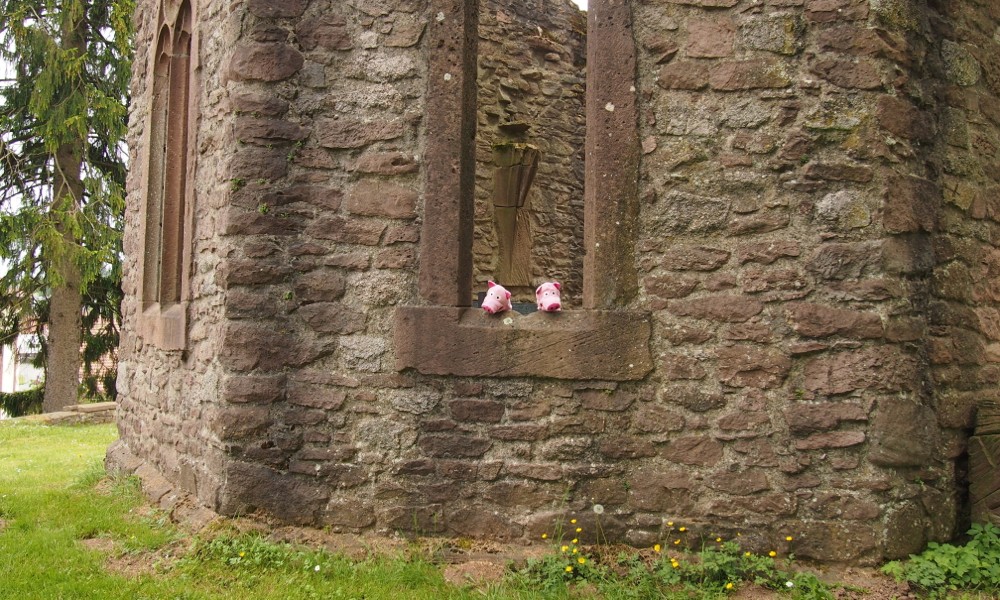 In Hammelbach is die Kerch kaputt.