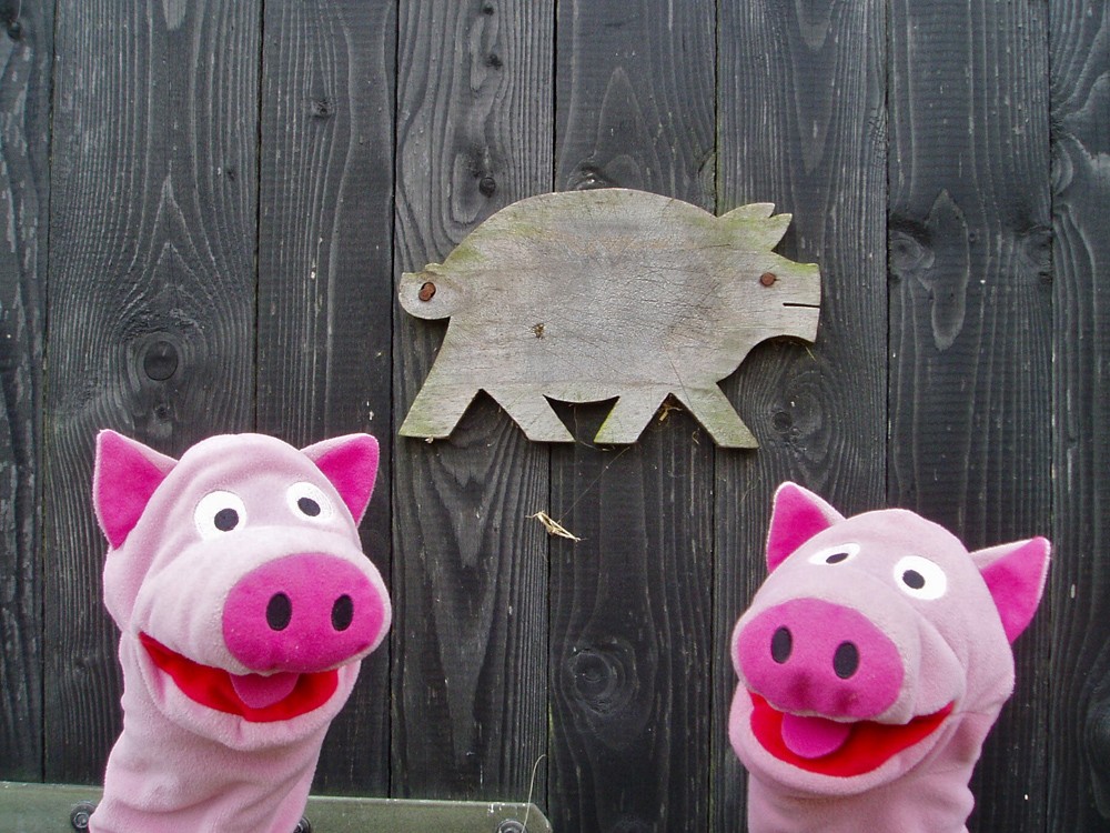 Hier sieht es freundlicher aus. Wer hier wohl wohnt?