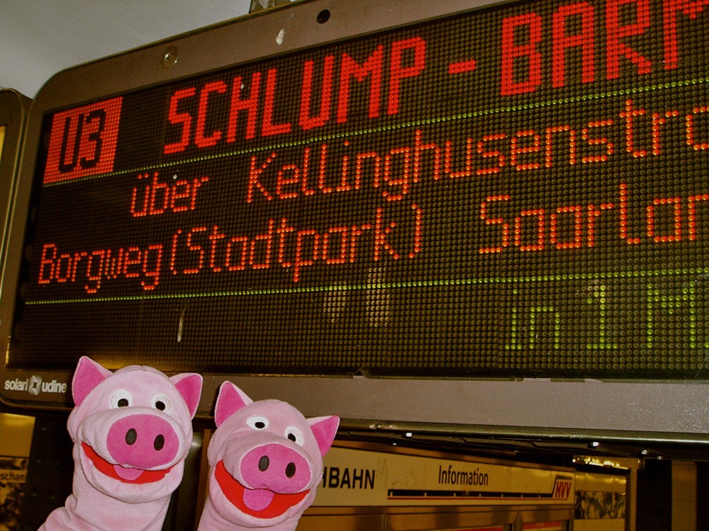 Und die fährt nach Schlump!