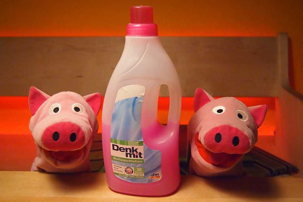 Na, wenigstens stimmt die Farbe.