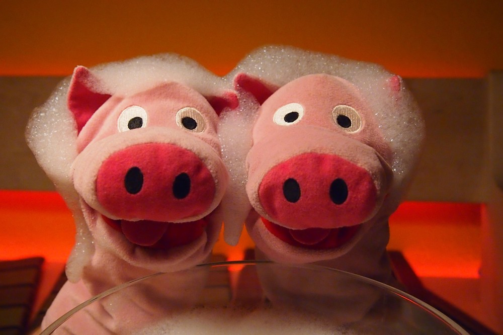 Ahhh - der Schaum tut gar nicht weh.